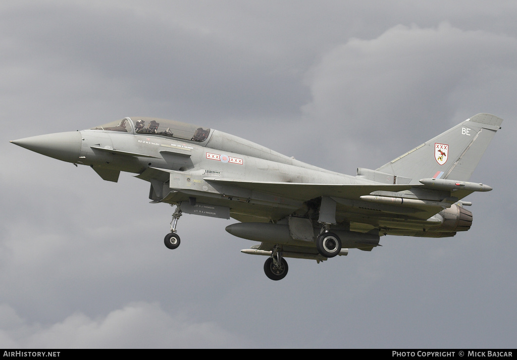 Aircraft Photo of ZJ806 | Eurofighter EF-2000 Typhoon T1 | UK - Air Force | AirHistory.net #50236