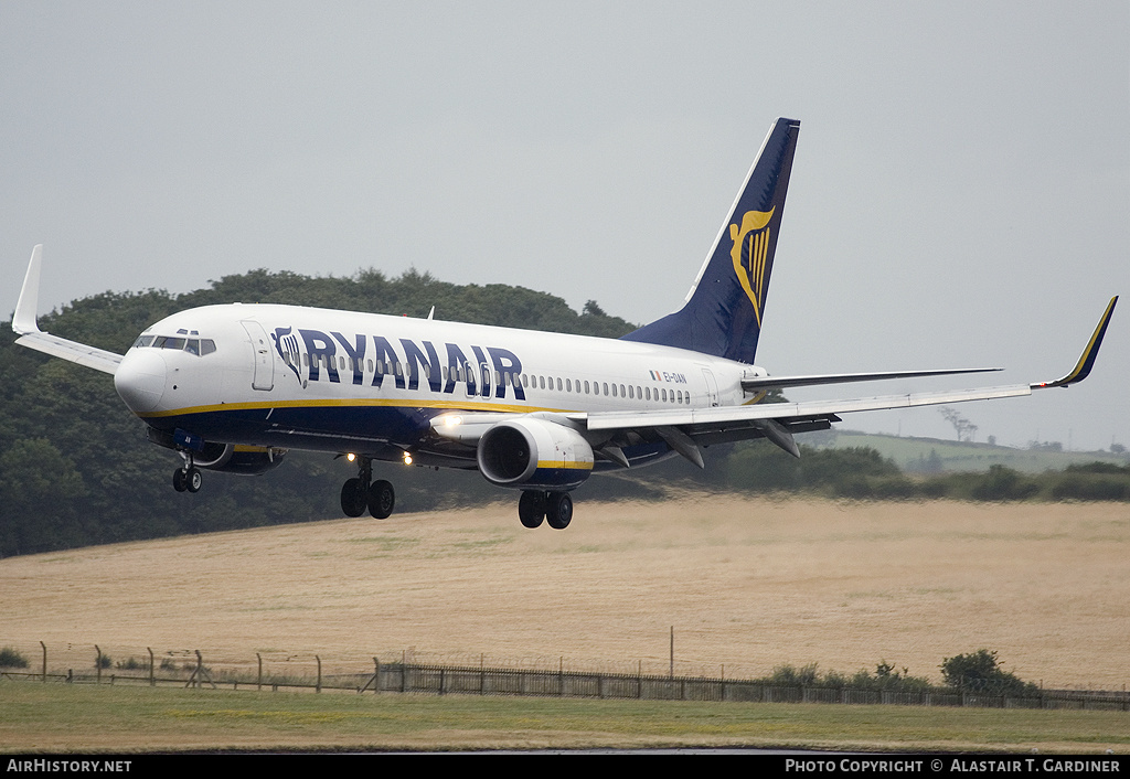 Aircraft Photo of EI-DAN | Boeing 737-8AS | Ryanair | AirHistory.net #50241