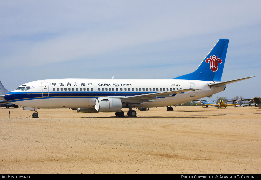 Aircraft Photo of N759BA | Boeing 737-3Q8 | China Southern Airlines | AirHistory.net #50244
