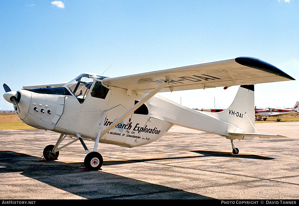 Aircraft Photo of VH-DAI | Edgar Percival EP-9 Prospector | Airosearch Exploration | AirHistory.net #50251