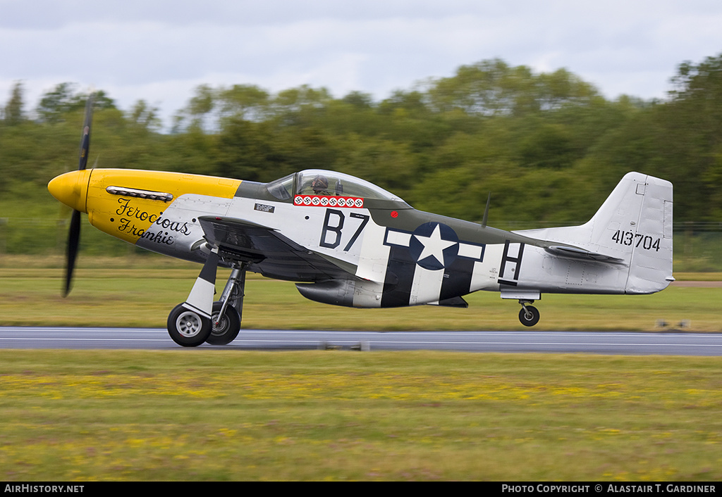Aircraft Photo of G-BTCD / 413704 | North American P-51D Mustang | USA - Air Force | AirHistory.net #50255