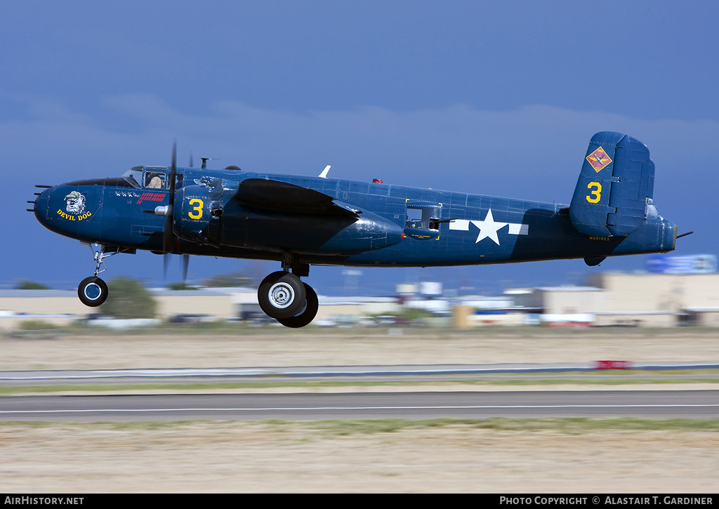 Aircraft Photo of N9643C | North American B-25J Mitchell | Commemorative Air Force | USA - Air Force | AirHistory.net #50264