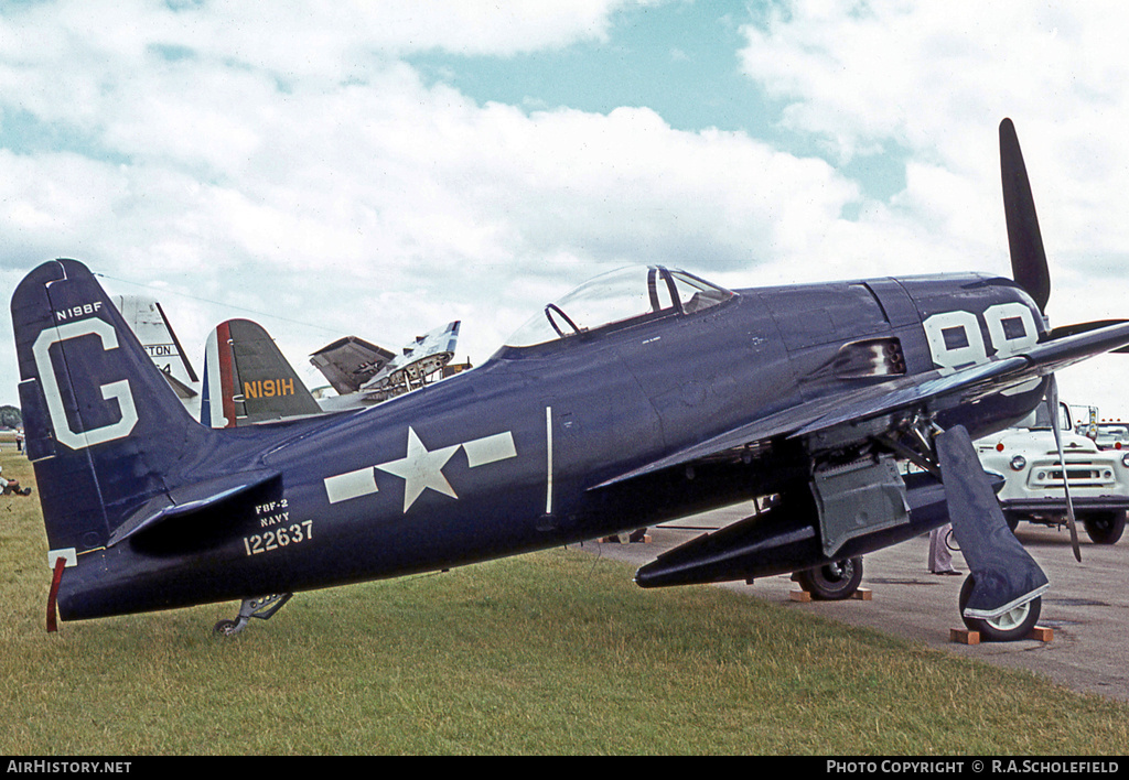 Aircraft Photo of N198F | Grumman F8F-2 Bearcat | AirHistory.net #50302