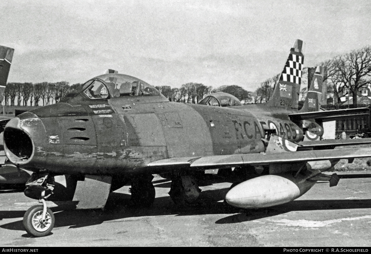 Aircraft Photo of 23485 | Canadair CL-13B Sabre 6 | Canada - Air Force | AirHistory.net #50317