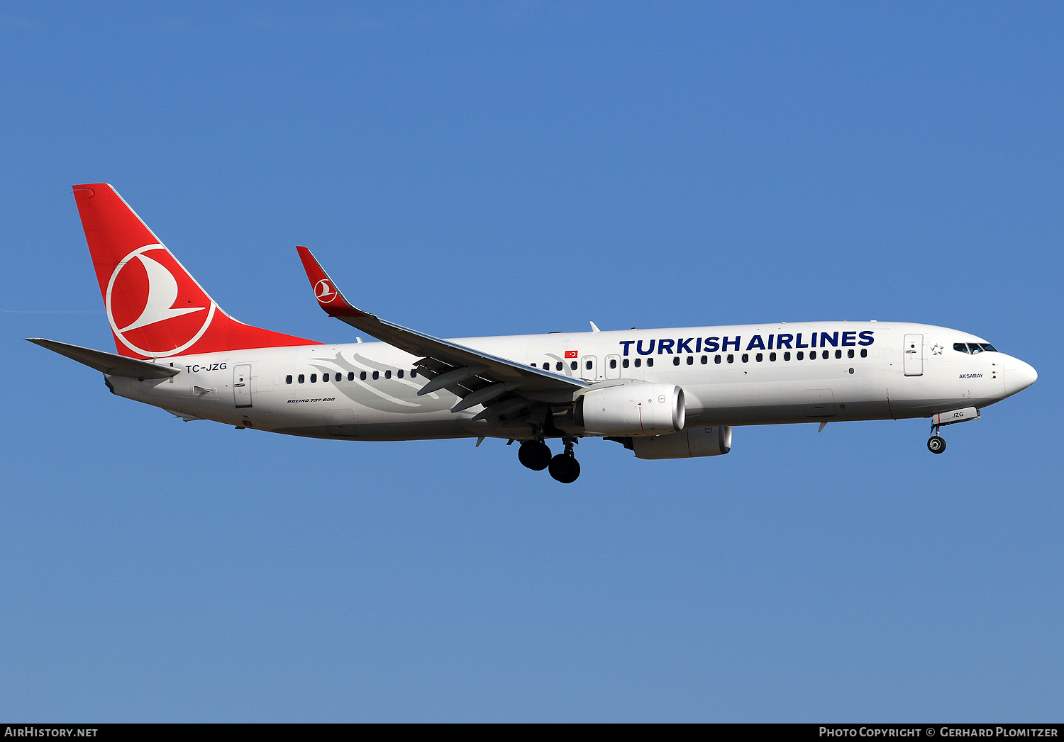 Aircraft Photo of TC-JZG | Boeing 737-8F2 | Turkish Airlines | AirHistory.net #50320