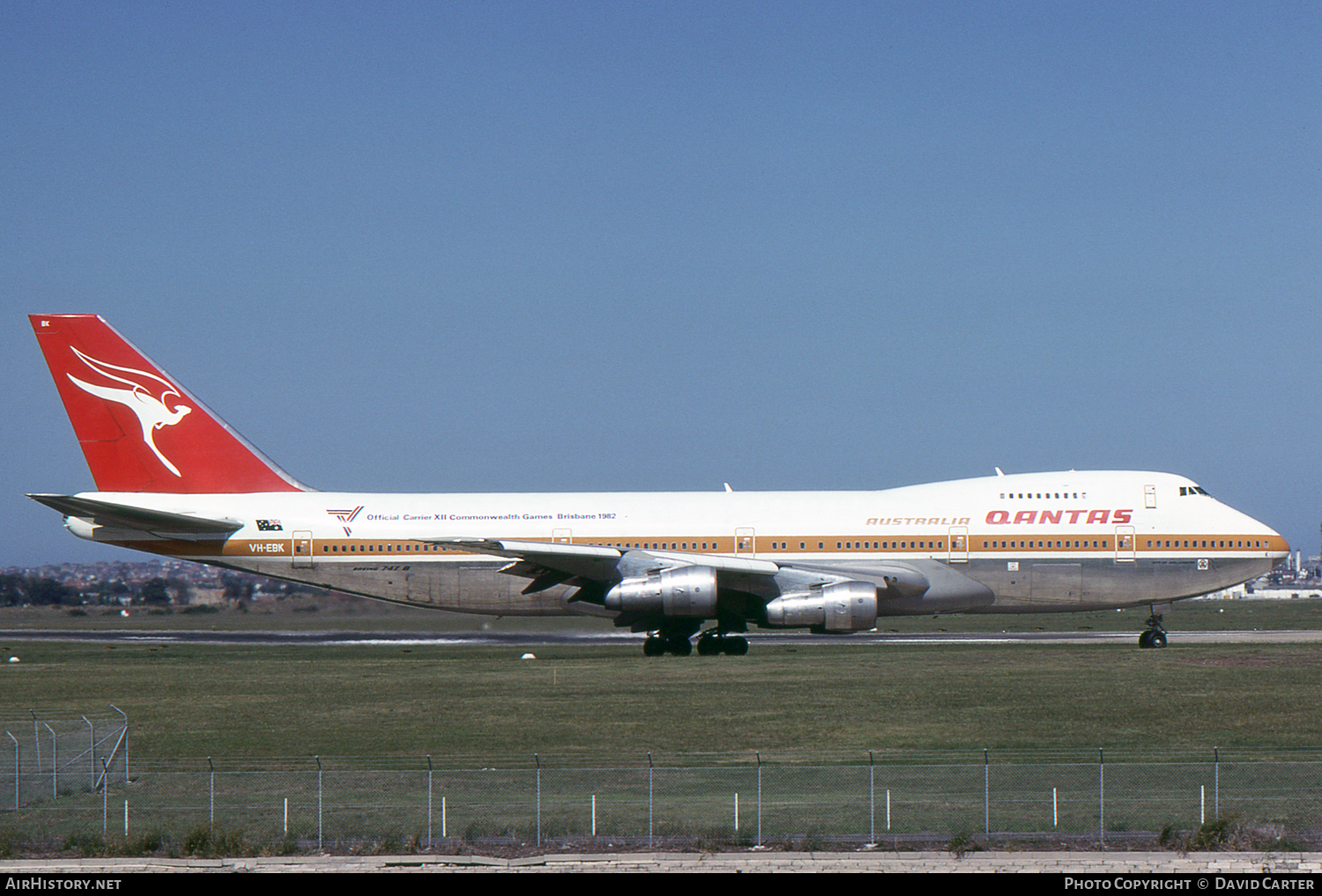 Aircraft Photo of VH-EBK | Boeing 747-238B | Qantas | AirHistory.net #50350