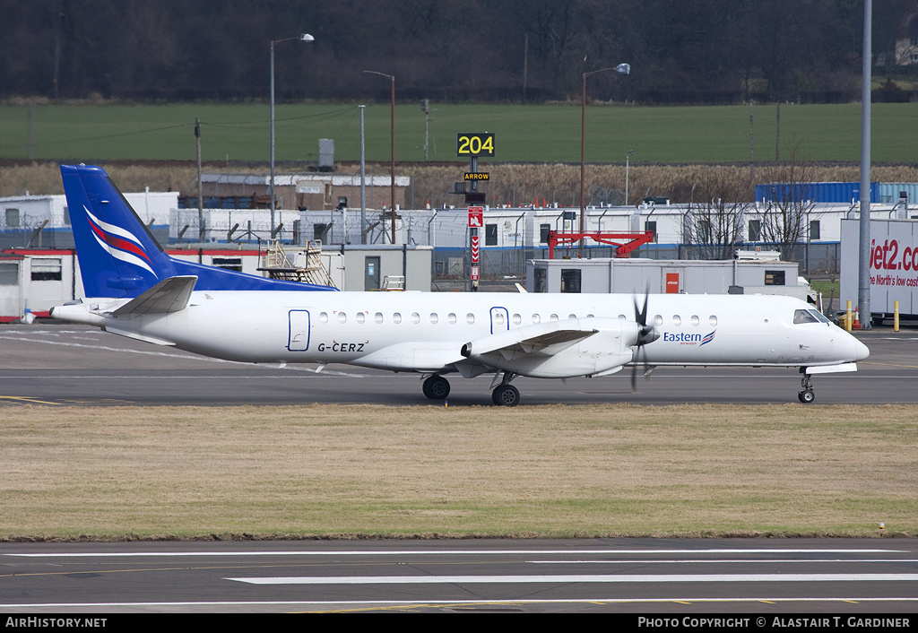 Aircraft Photo of G-CERZ | Saab 2000 | Eastern Airways | AirHistory.net #50357