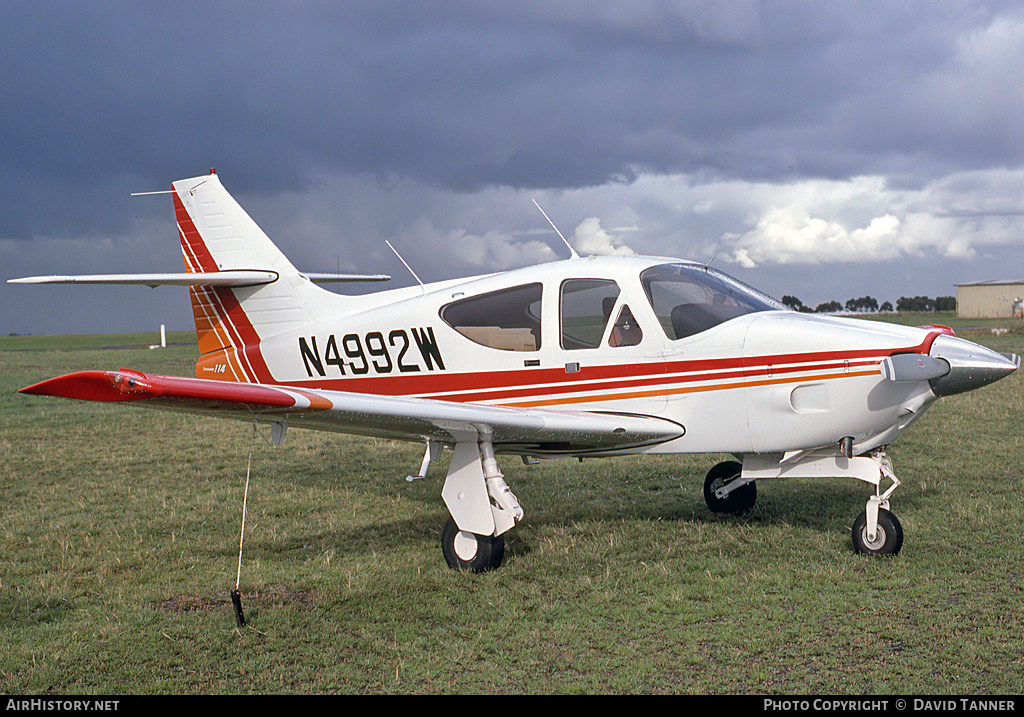 Aircraft Photo of N4992W | Rockwell Commander 114 | AirHistory.net