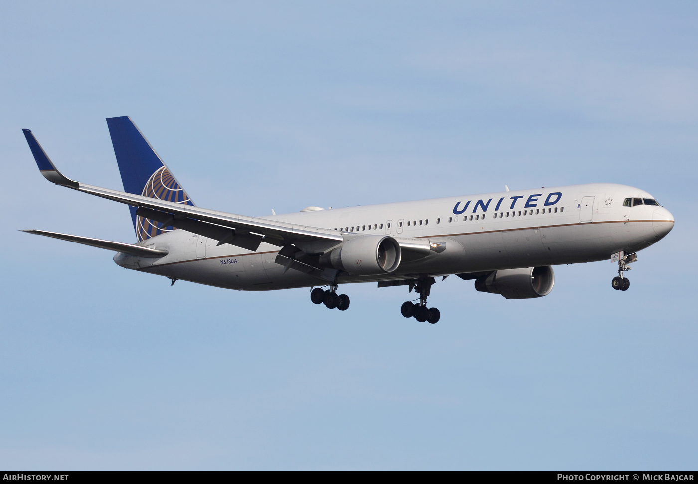 Aircraft Photo of N673UA | Boeing 767-322/ER | United Airlines | AirHistory.net #50426