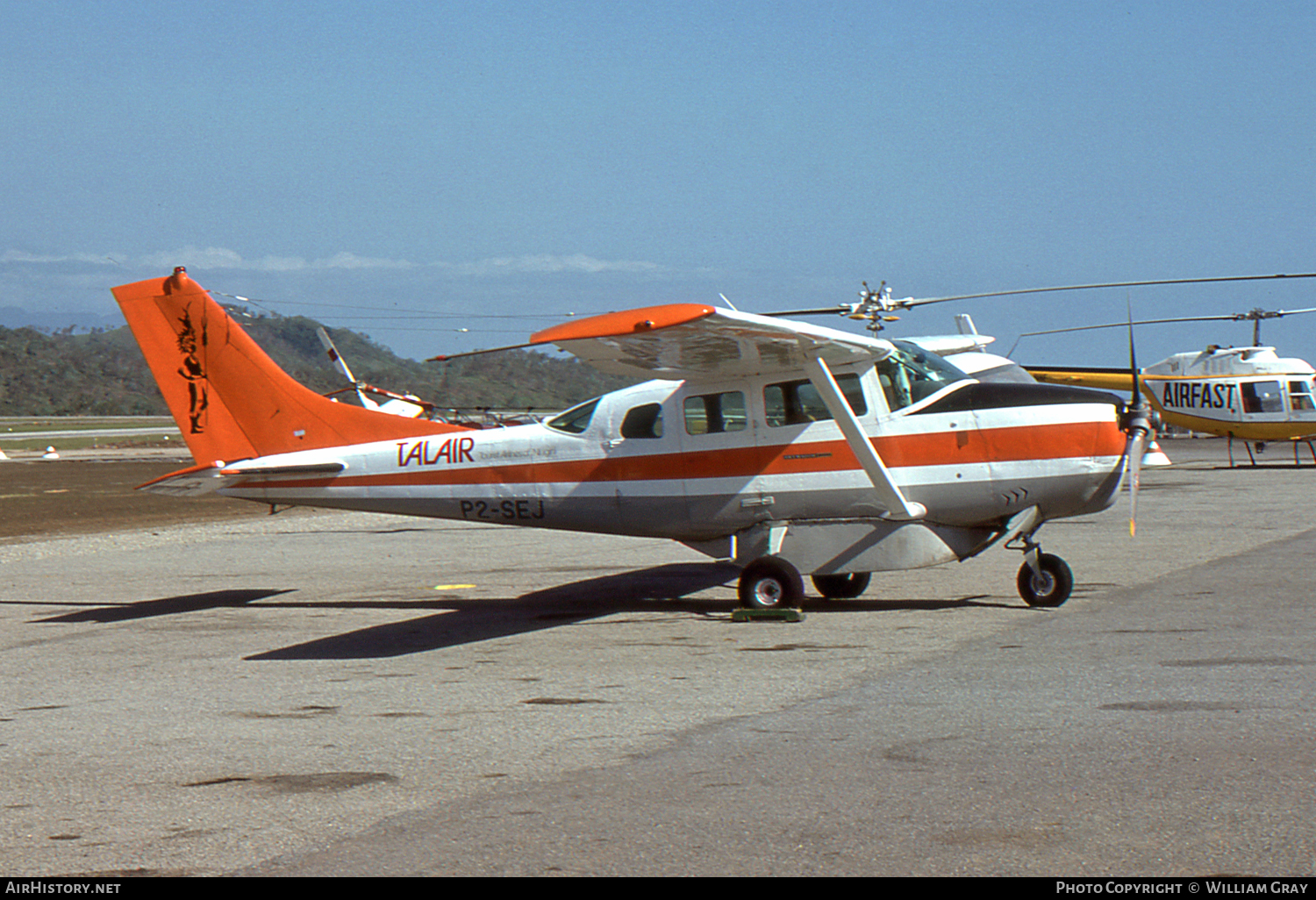 Aircraft Photo of P2-SEJ | Cessna U206C Super Skywagon | Talair - Tourist Airline of Niugini | AirHistory.net #50429