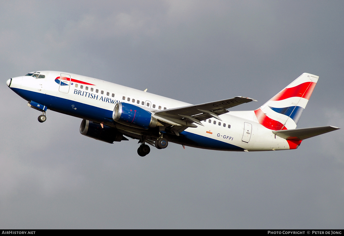 Aircraft Photo of G-GFFI | Boeing 737-528 | British Airways | AirHistory.net #50433