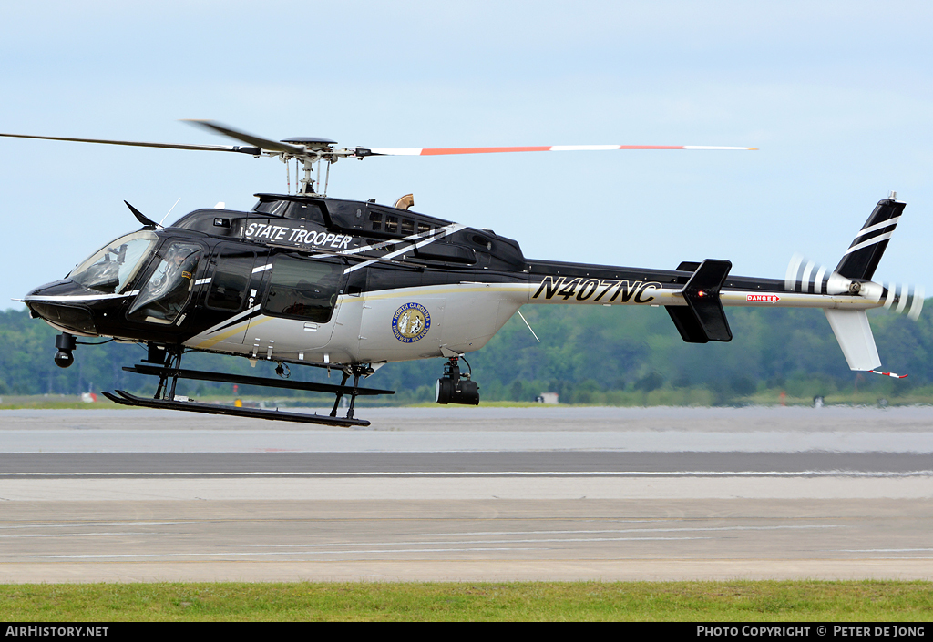 Aircraft Photo of N407NC | Bell 407 | North Carolina State Highway Patrol | AirHistory.net #50434