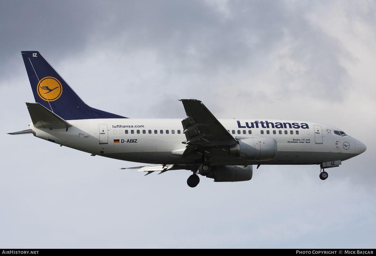 Aircraft Photo of D-ABIZ | Boeing 737-530 | Lufthansa | AirHistory.net #50455