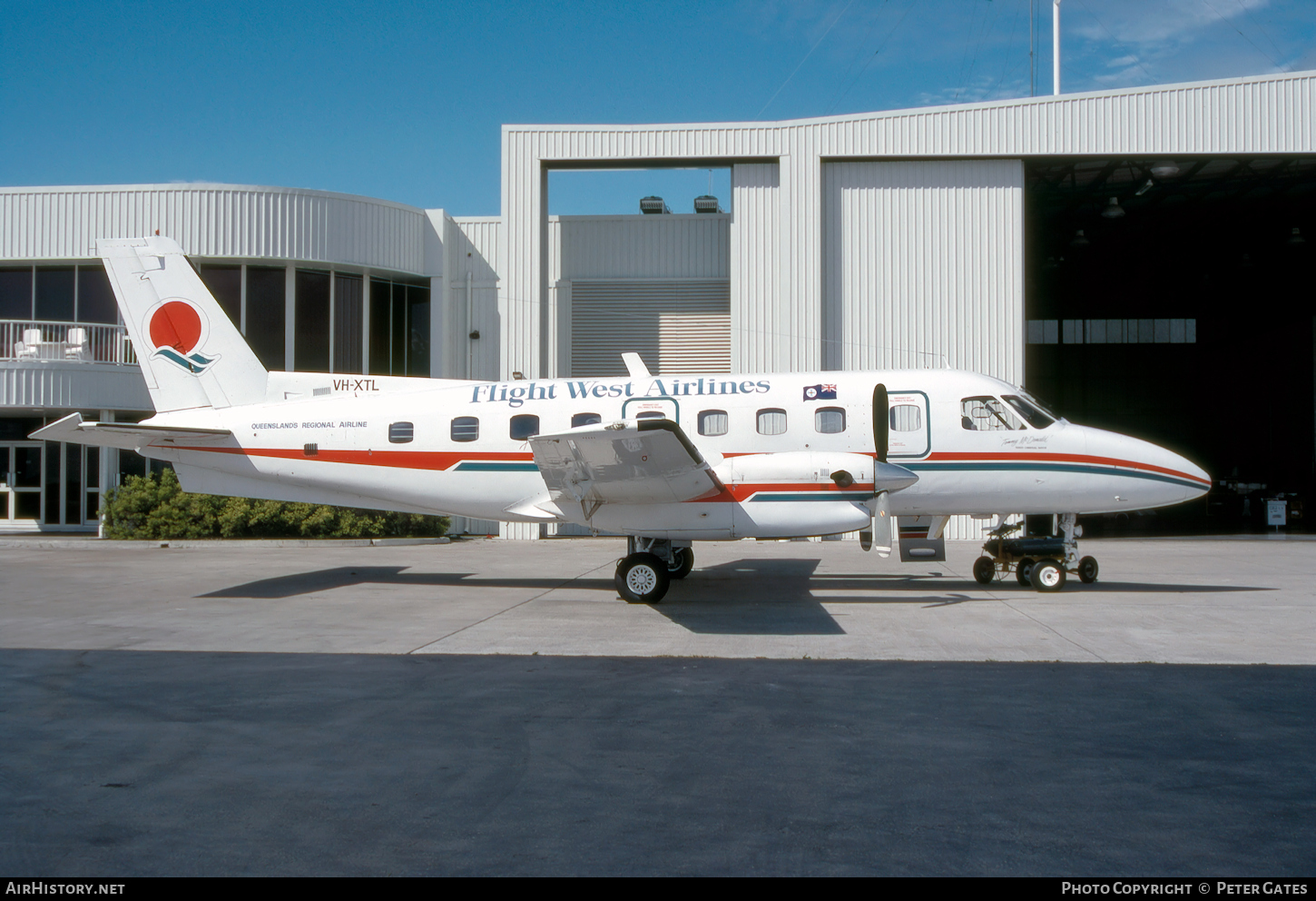 Aircraft Photo of VH-XTL | Embraer EMB-110P1 Bandeirante | Flight West Airlines | AirHistory.net #50462