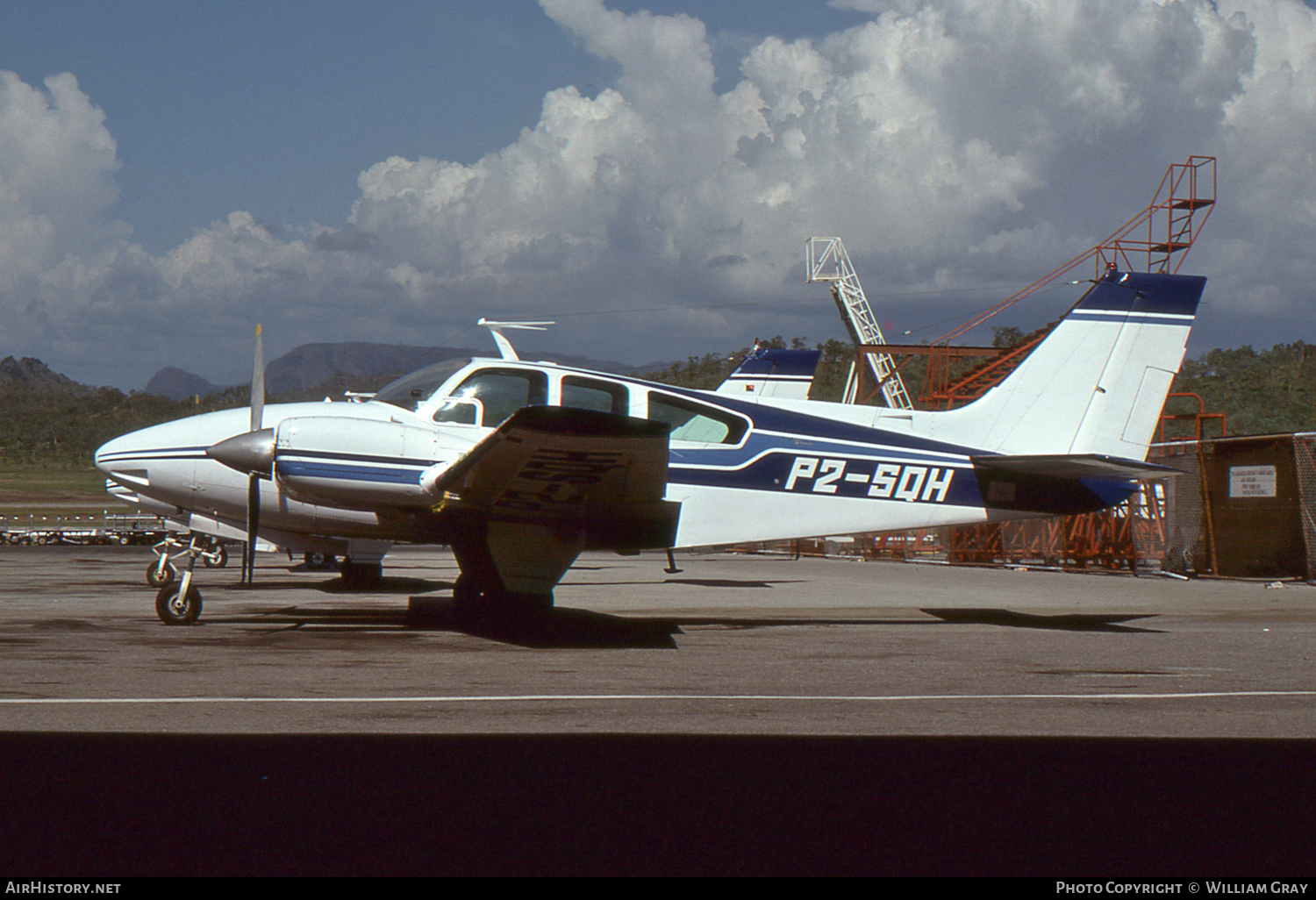Aircraft Photo of P2-SQH | Beech D55 Baron | Douglas Airways | AirHistory.net #50466