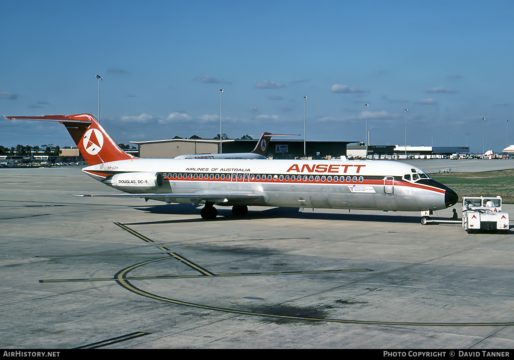Aircraft Photo of VH-CZK | McDonnell Douglas DC-9-31 | Ansett Airlines of Australia | AirHistory.net #50467