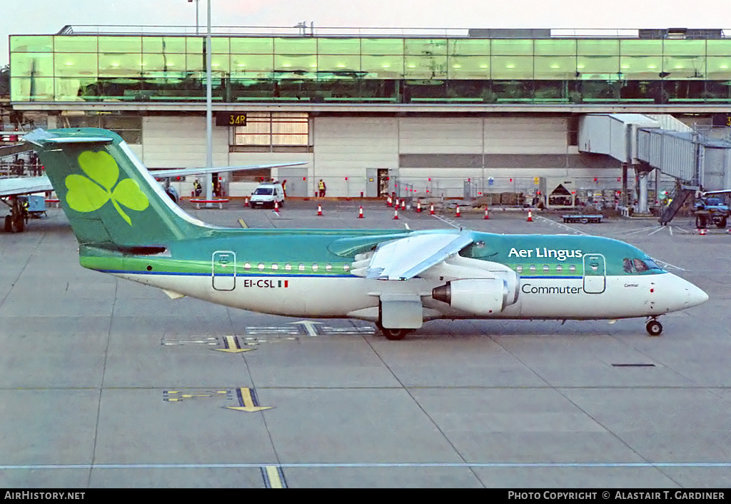 Aircraft Photo of EI-CSL | British Aerospace BAe-146-200 | Aer Lingus Commuter | AirHistory.net #50469