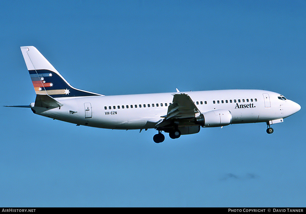 Aircraft Photo of VH-CZN | Boeing 737-377 | Ansett | AirHistory.net #50472