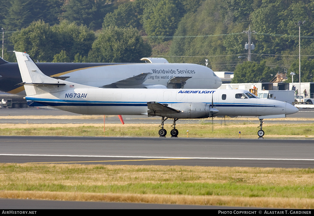 Aircraft Photo of N673AV | Fairchild SA-227AC Metro III | Ameriflight | AirHistory.net #50485