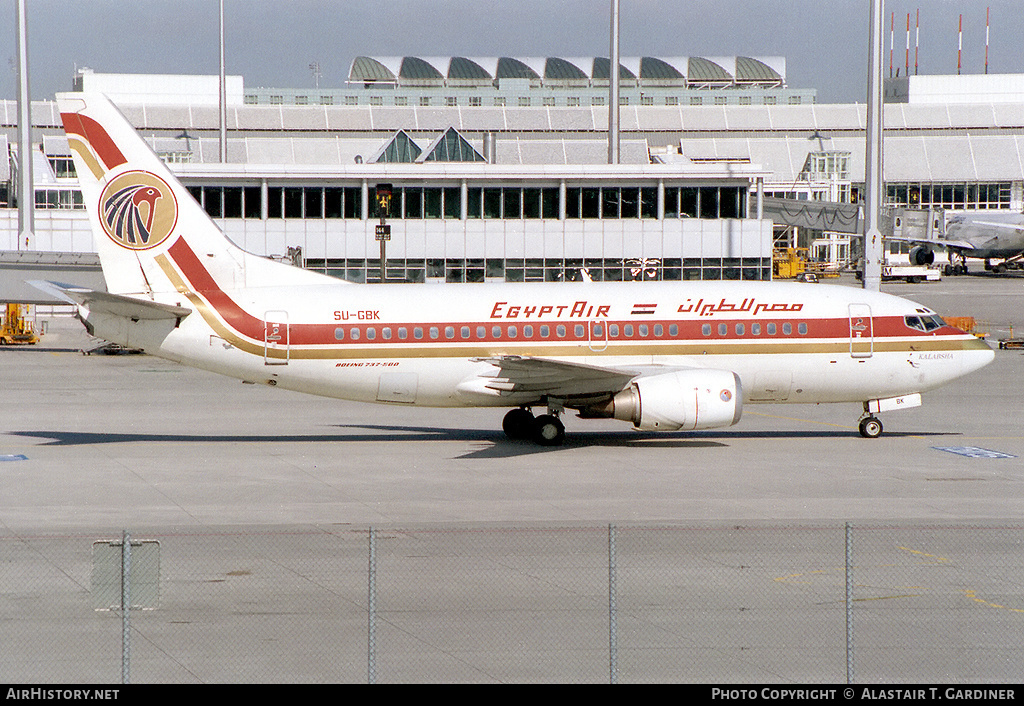 Aircraft Photo of SU-GBK | Boeing 737-566 | EgyptAir | AirHistory.net #50489