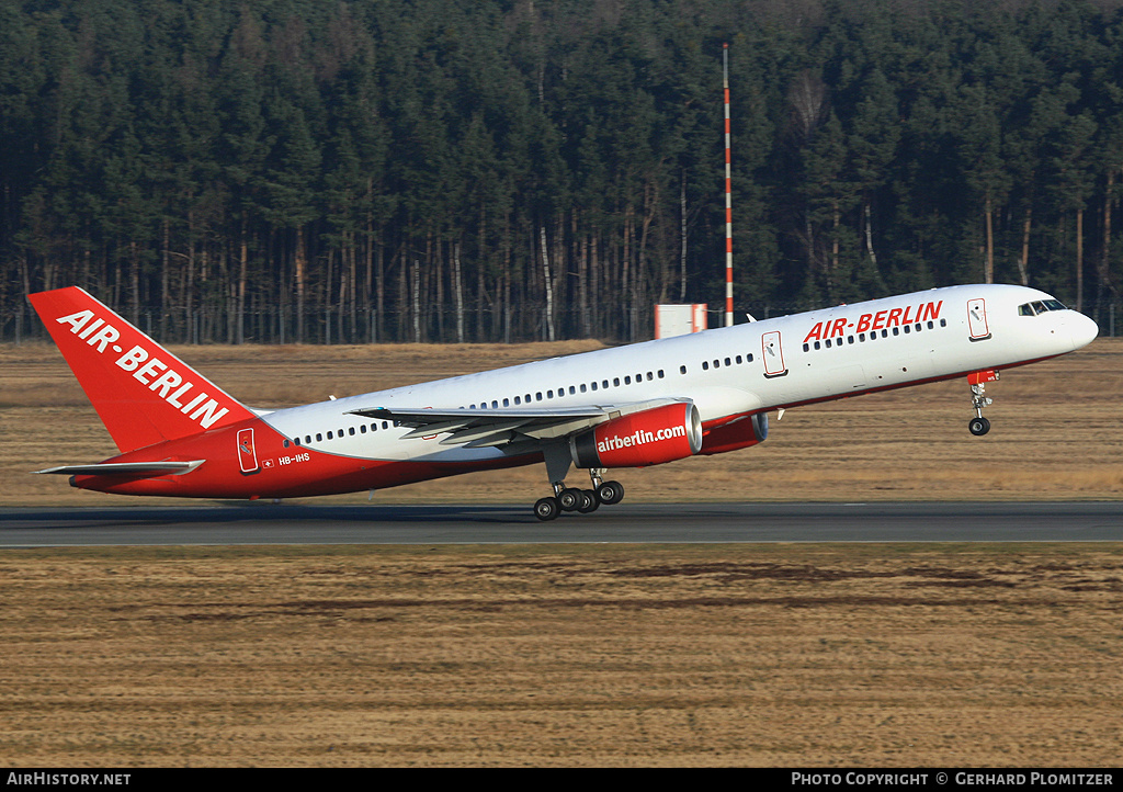 Aircraft Photo of HB-IHS | Boeing 757-2G5 | Air Berlin | AirHistory.net #50495