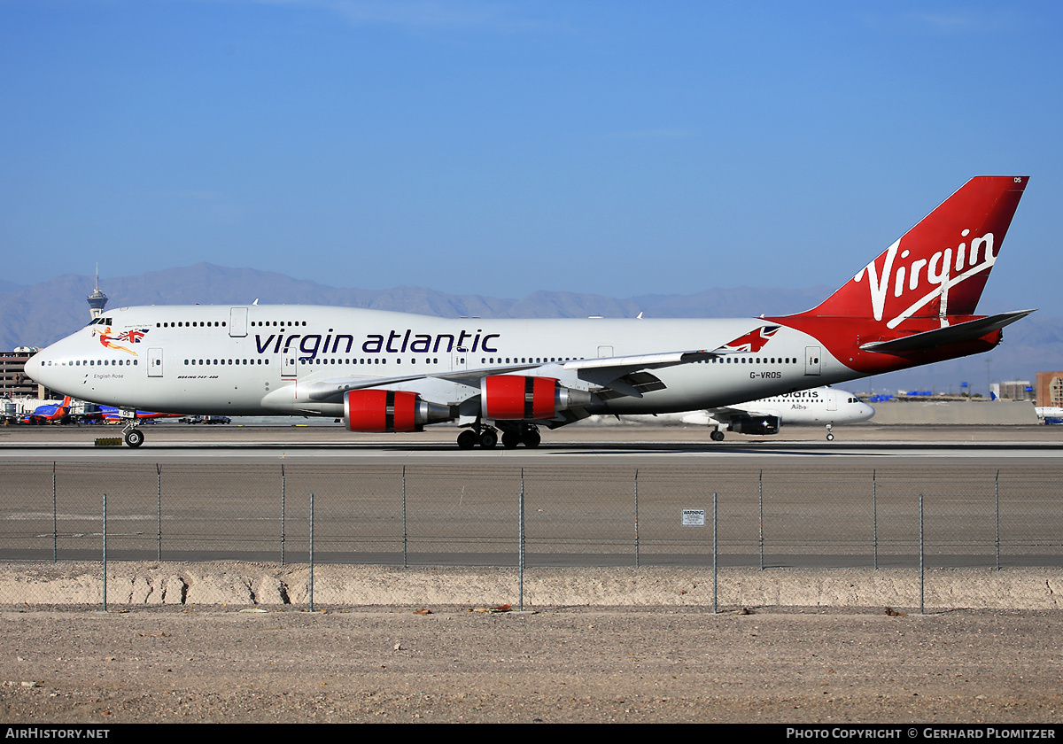 Aircraft Photo of G-VROS | Boeing 747-443 | Virgin Atlantic Airways | AirHistory.net #50501