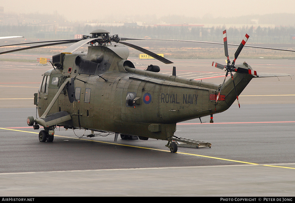 Aircraft Photo of ZF118 | Westland WS-61 Sea King HC4 | UK - Navy | AirHistory.net #50508