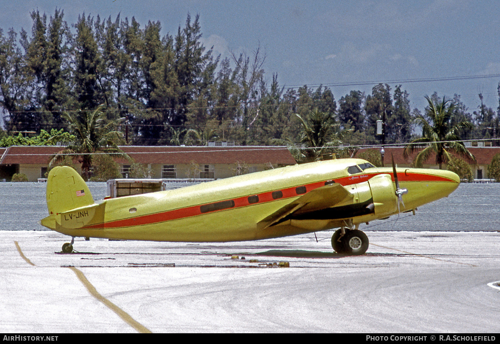 Aircraft Photo of LV-JNH | Lockheed 18-56 Lodestar | AirHistory.net #50511