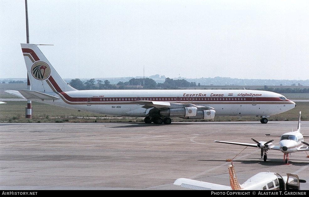 Aircraft Photo of SU-AOU | Boeing 707-366C | EgyptAir | AirHistory.net #50518