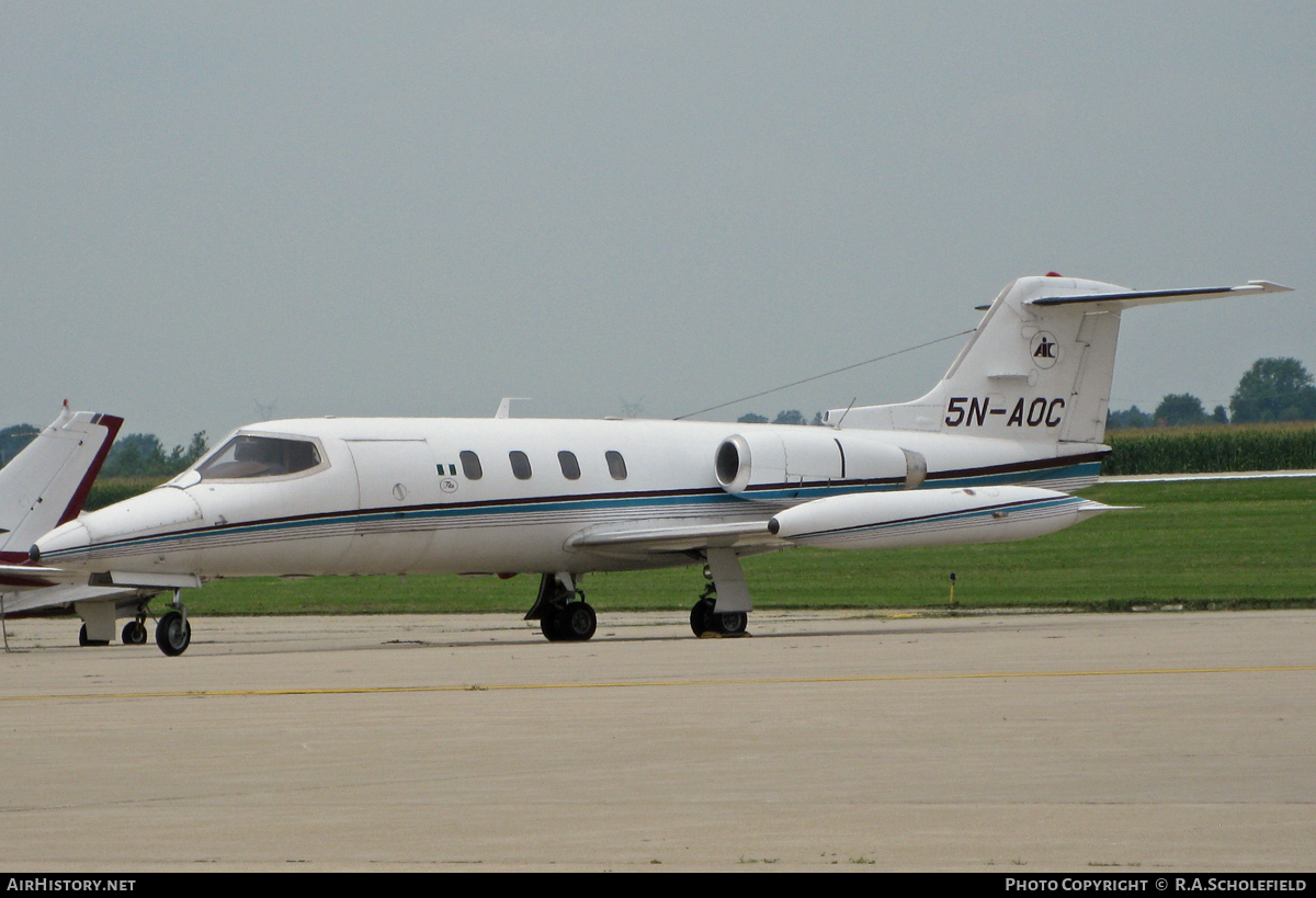 Aircraft Photo of 5N-AOC | Gates Learjet 25D | AirHistory.net #50529