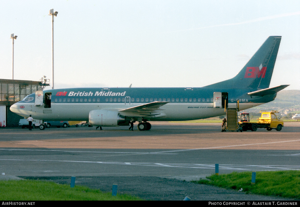 Aircraft Photo of G-OBMA | Boeing 737-33A | British Midland Airways - BMA | AirHistory.net #50557