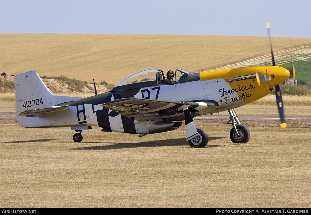 Aircraft Photo of G-BTCD / 413704 | North American P-51D Mustang | USA - Air Force | AirHistory.net #50562