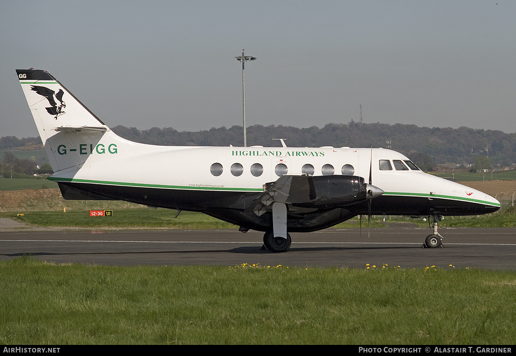 Aircraft Photo of G-EIGG | British Aerospace BAe-3112 Jetstream 31 | Highland Airways | AirHistory.net #50568