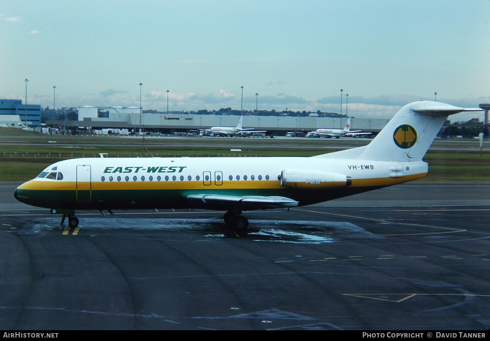 Aircraft Photo of VH-EWB | Fokker F28-4000 Fellowship | East-West Airlines | AirHistory.net #50571