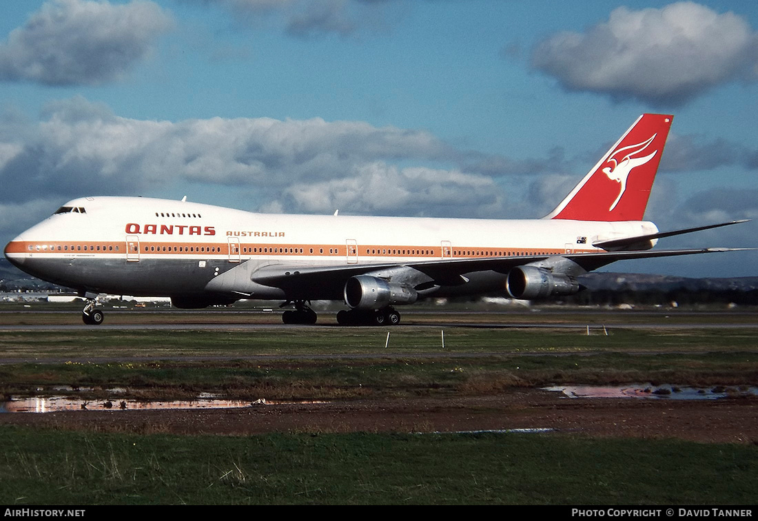 Aircraft Photo of VH-EBH | Boeing 747-238B | Qantas | AirHistory.net #50579