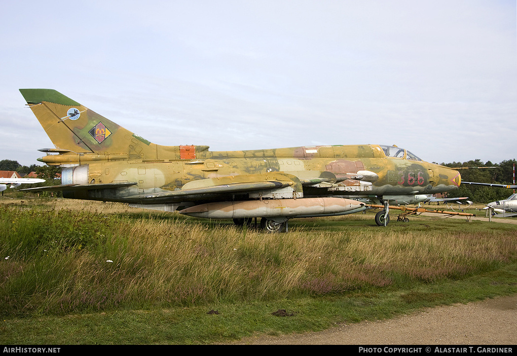 Aircraft Photo of 366 | Sukhoi Su-22M4 | East Germany - Air Force | AirHistory.net #50612