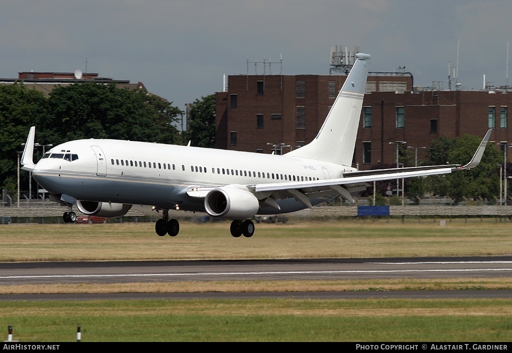 Aircraft Photo of VP-BZL | Boeing 737-8DV BBJ2 | AirHistory.net #50615
