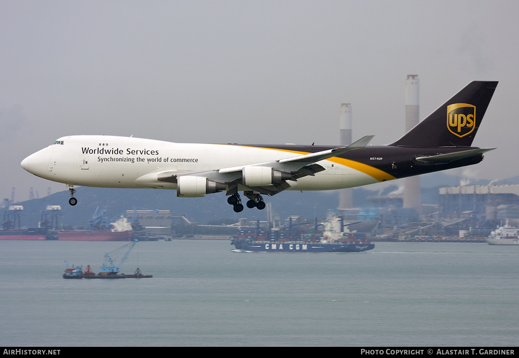 Aircraft Photo of N574UP | Boeing 747-44AF/SCD | United Parcel Service - UPS | AirHistory.net #50628