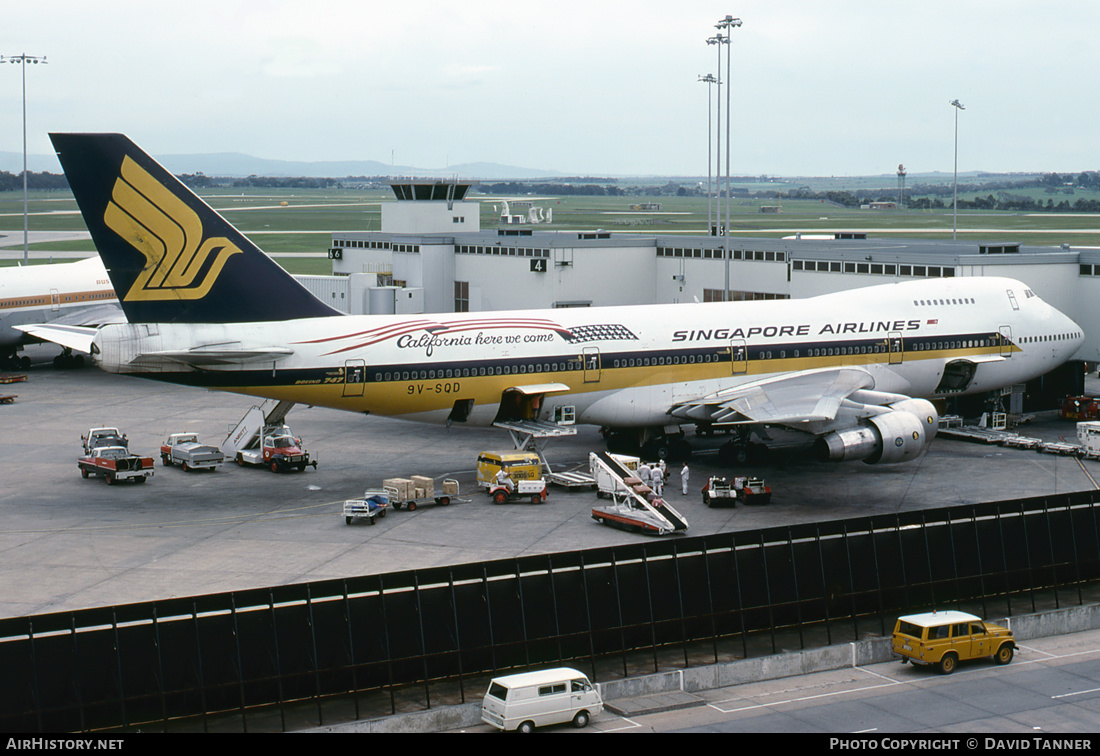 Aircraft Photo of 9V-SQD | Boeing 747-212B | Singapore Airlines | AirHistory.net #50632
