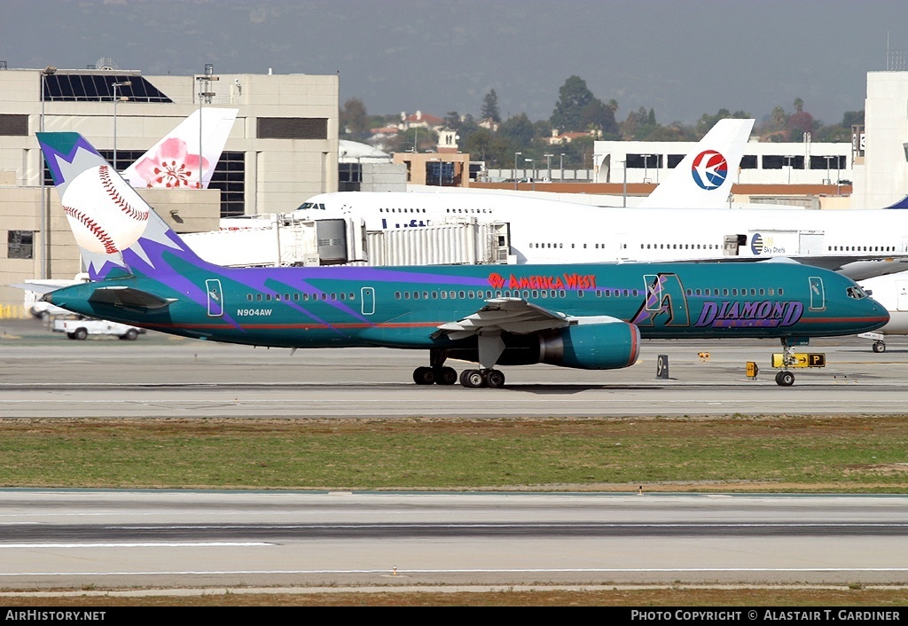 Aircraft Photo of N904AW | Boeing 757-2S7 | America West Airlines | AirHistory.net #50642