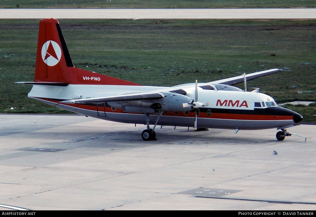 Aircraft Photo of VH-FNO | Fokker F27-600 Friendship | MacRobertson Miller Airlines - MMA | AirHistory.net #50665
