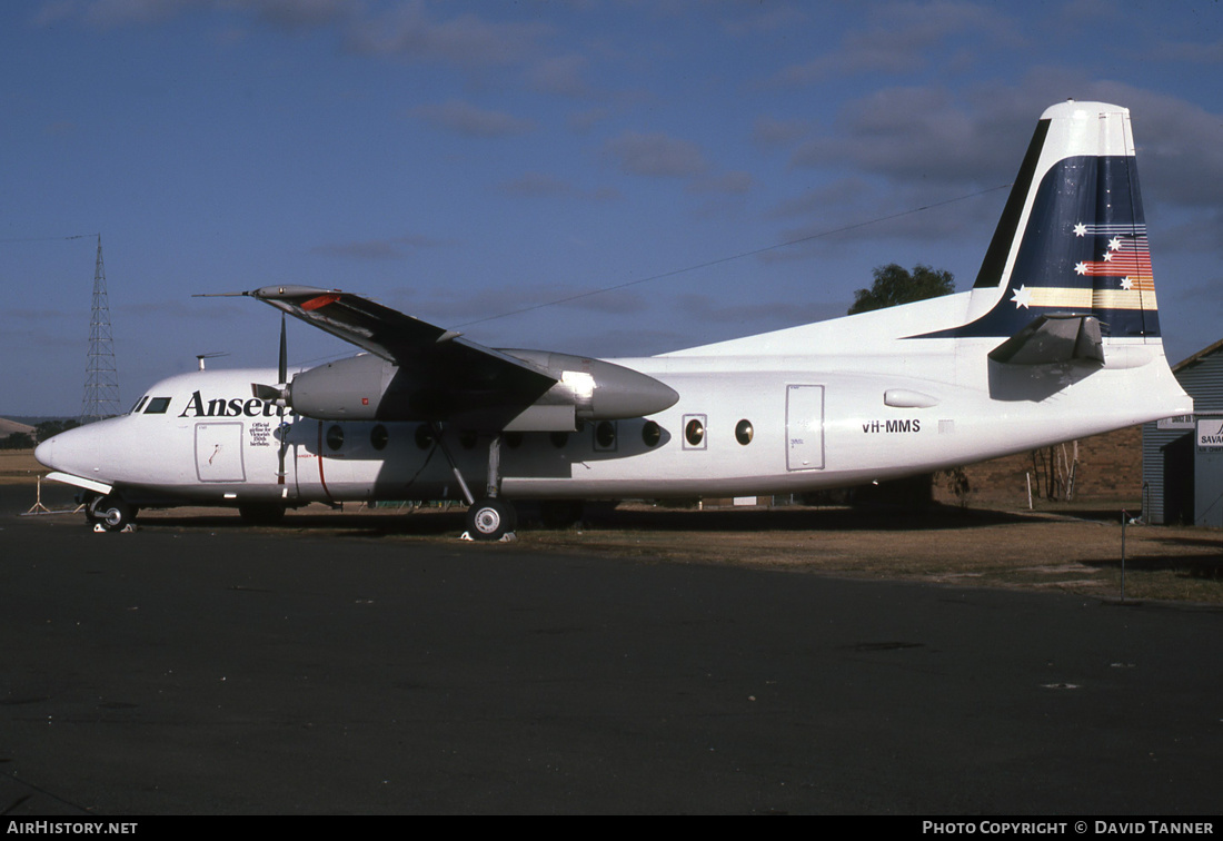Aircraft Photo of VH-MMS | Fokker F27-200 Friendship | Ansett | AirHistory.net #50668
