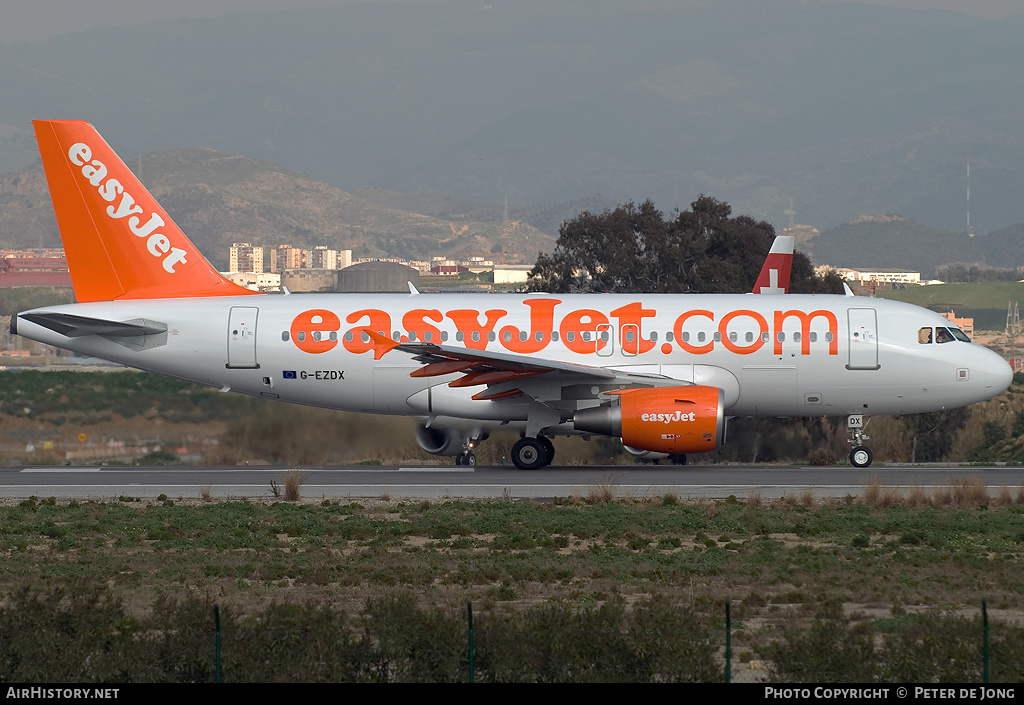 Aircraft Photo of G-EZDX | Airbus A319-111 | EasyJet | AirHistory.net #50690