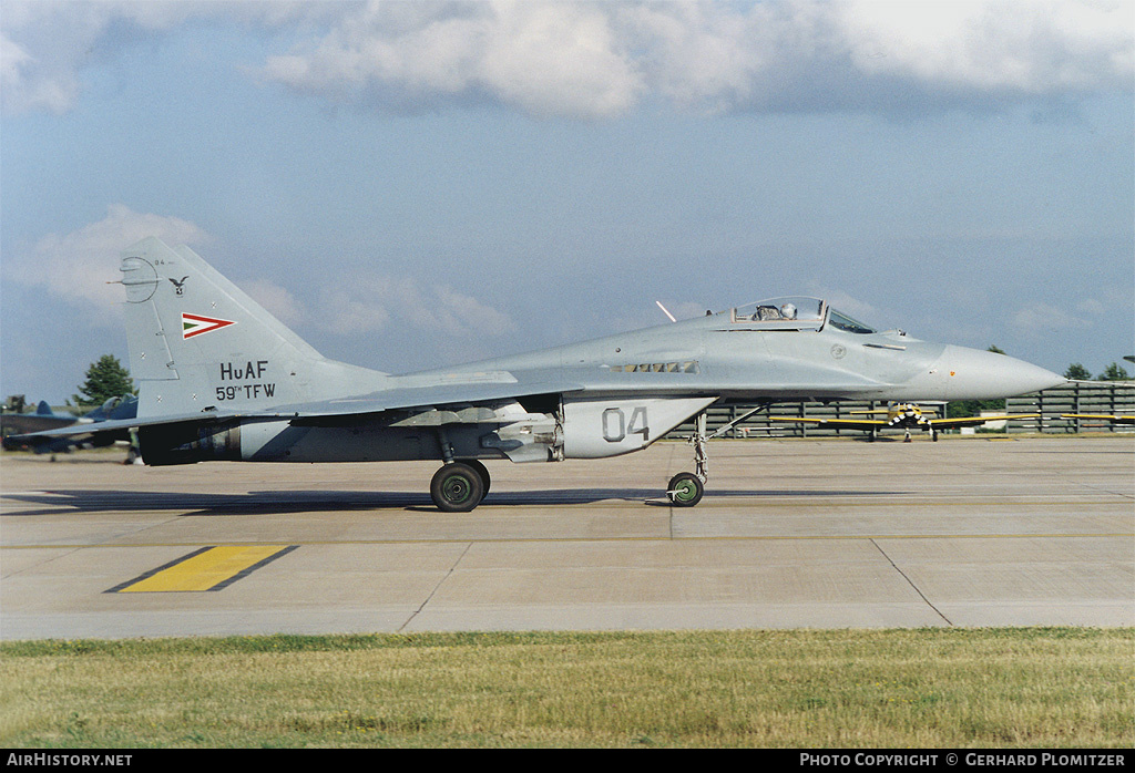Aircraft Photo of 04 | Mikoyan-Gurevich MiG-29A (9-12A) | Hungary - Air Force | AirHistory.net #50695
