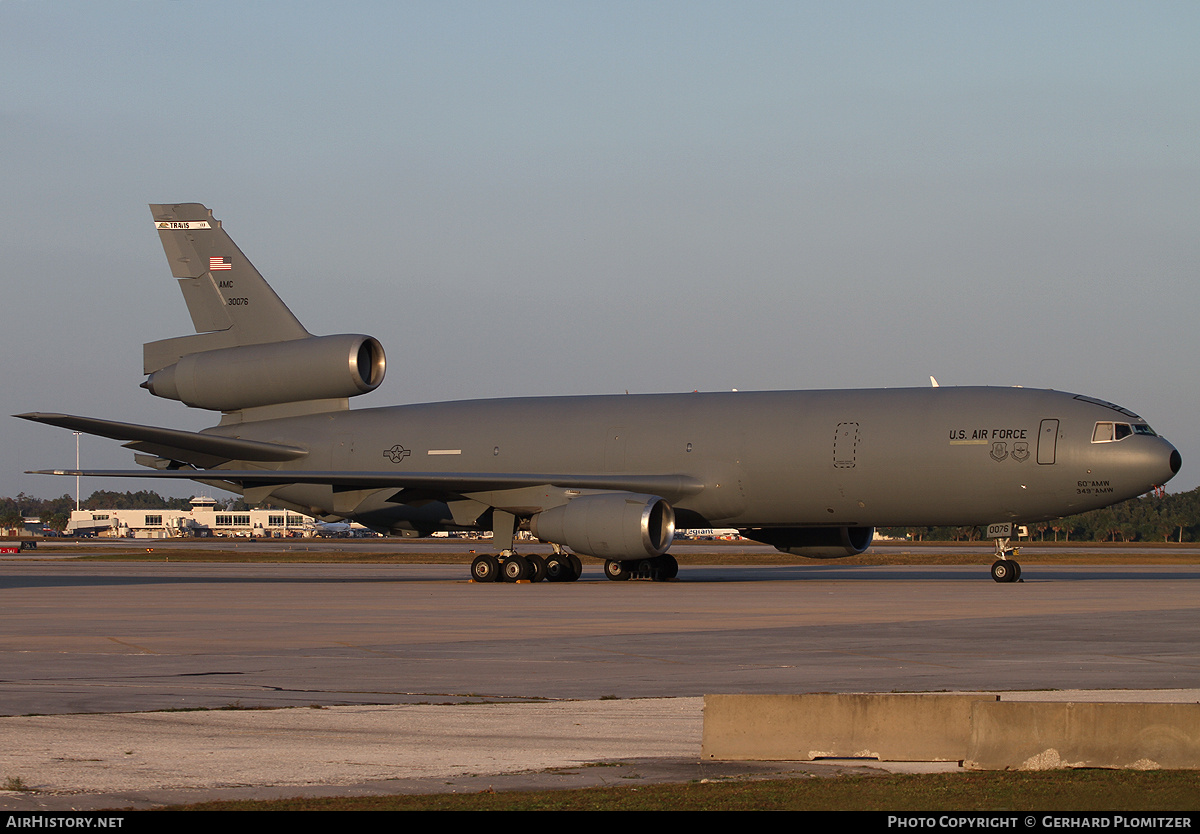 Aircraft Photo of 83-0076 / 30076 | McDonnell Douglas KC-10A Extender (DC-10-30CF) | USA - Air Force | AirHistory.net #50698