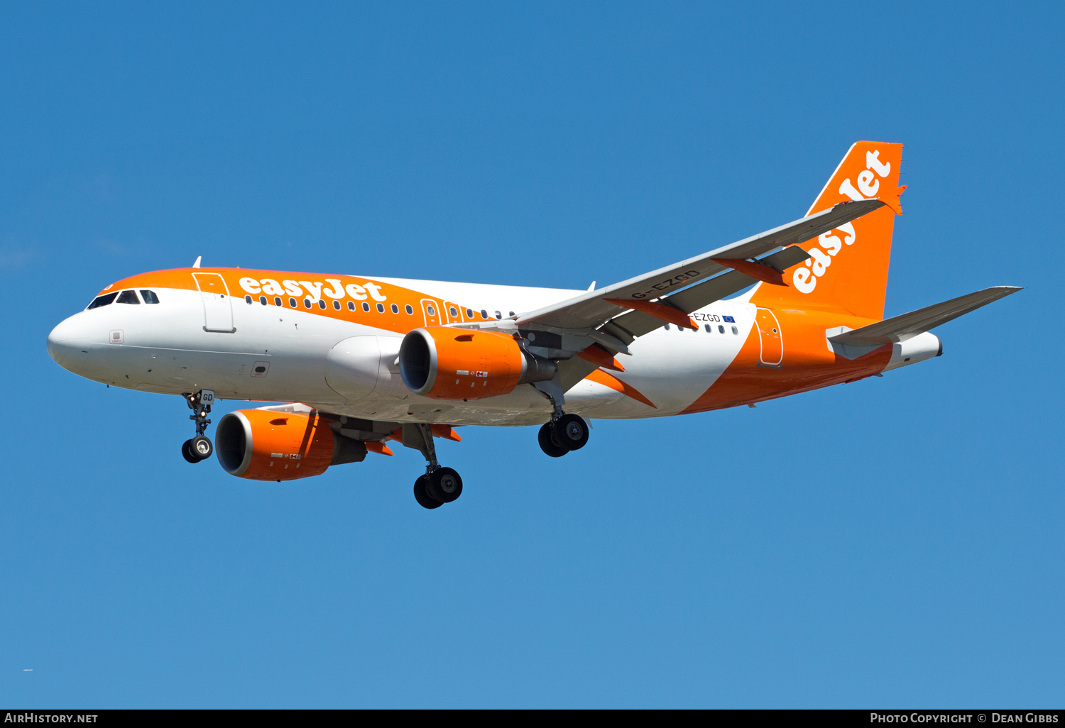 Aircraft Photo of G-EZGD | Airbus A319-111 | EasyJet | AirHistory.net #50701