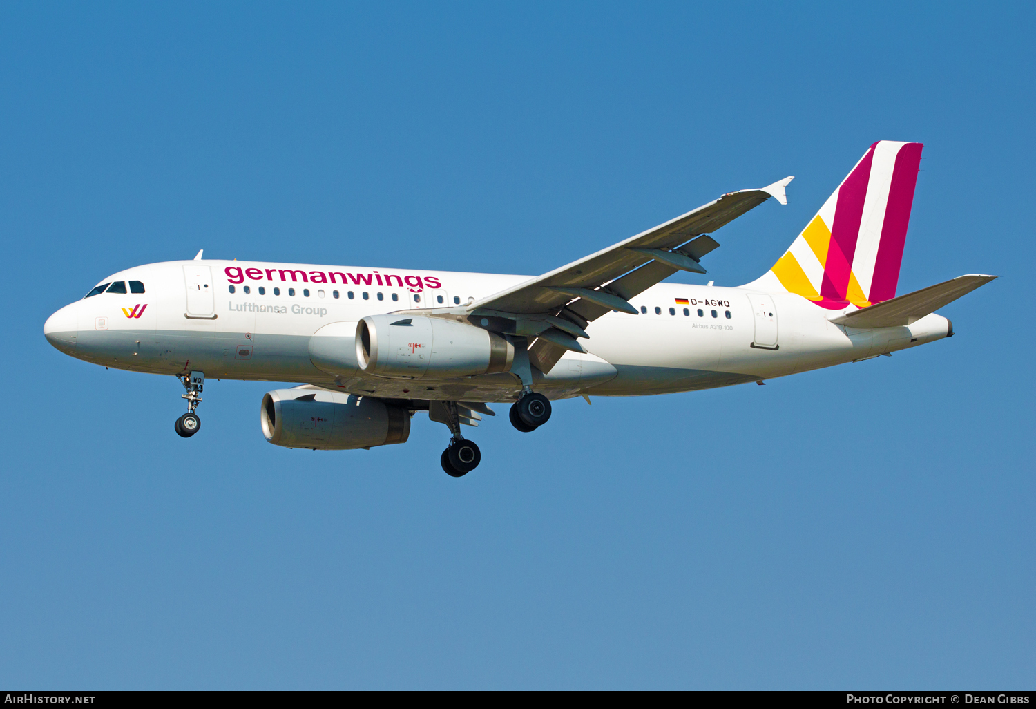 Aircraft Photo of D-AGWQ | Airbus A319-132 | Germanwings | AirHistory.net #50705