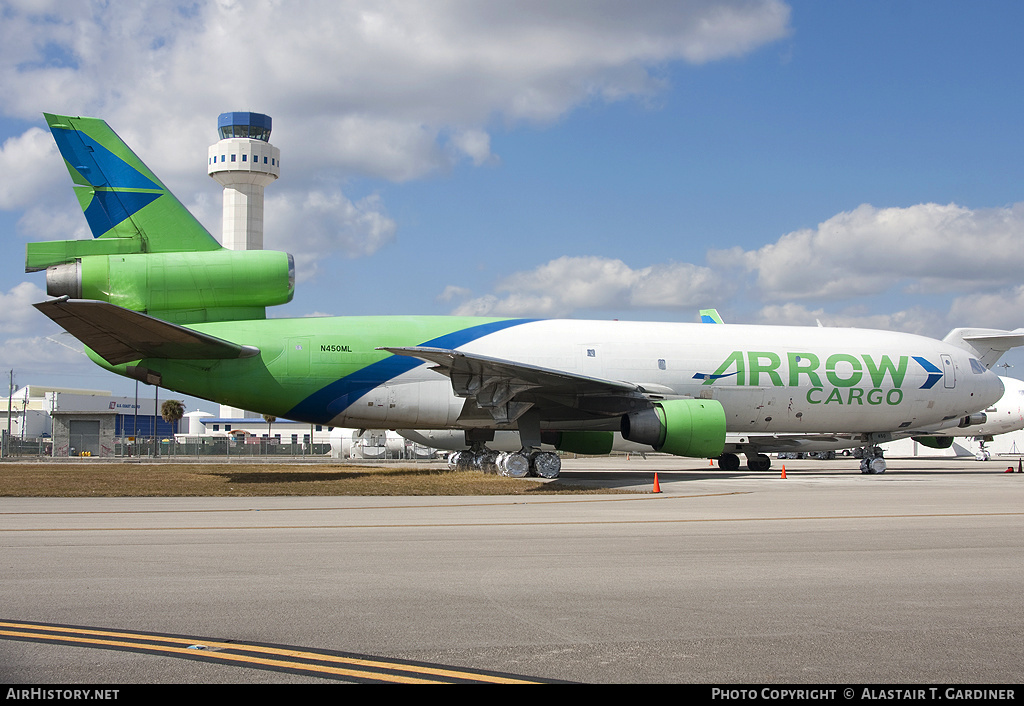 Aircraft Photo of N450ML | McDonnell Douglas DC-10-30(F) | Arrow Cargo | AirHistory.net #50708
