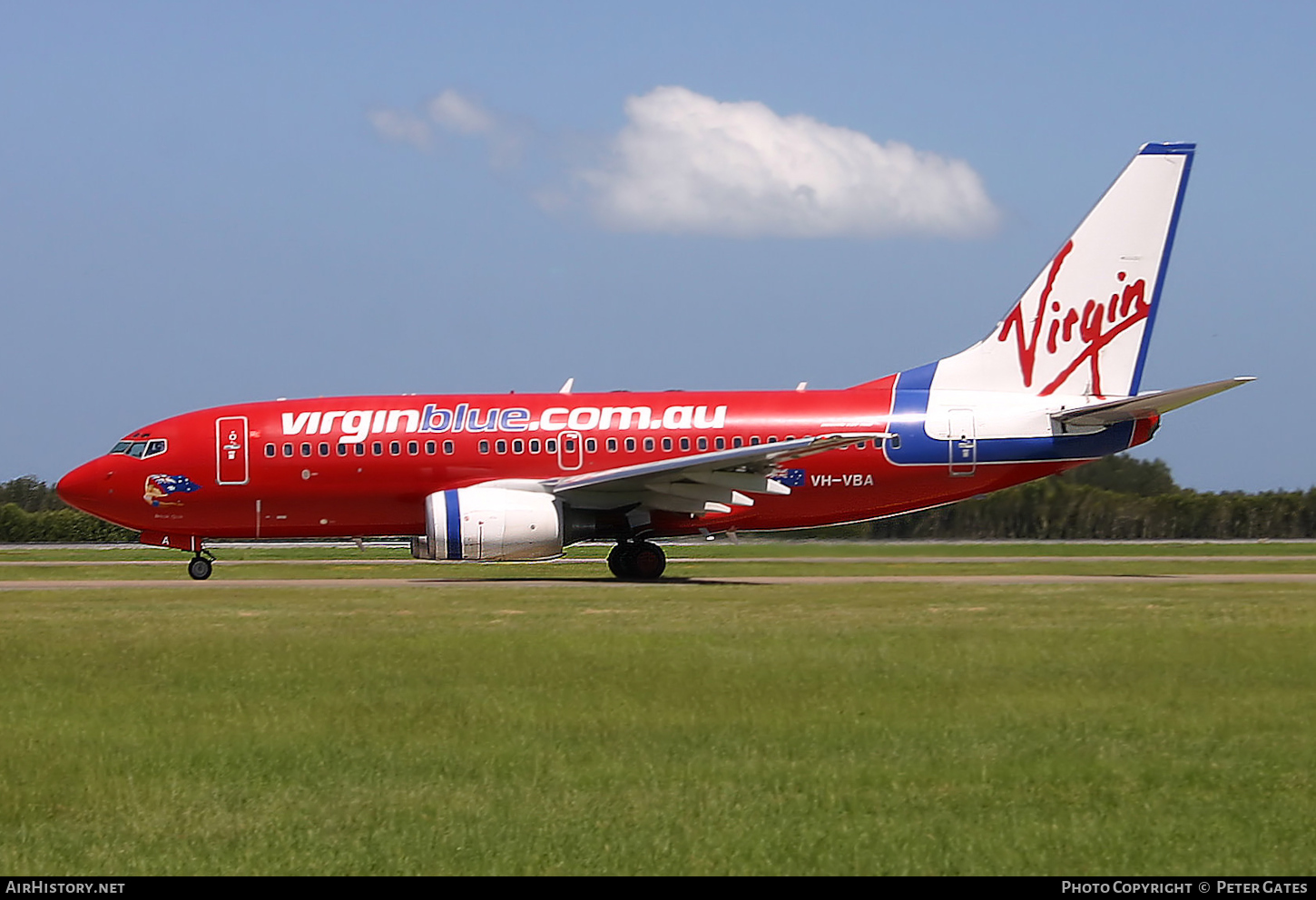 Aircraft Photo of VH-VBA | Boeing 737-7Q8 | Virgin Blue Airlines | AirHistory.net #50715