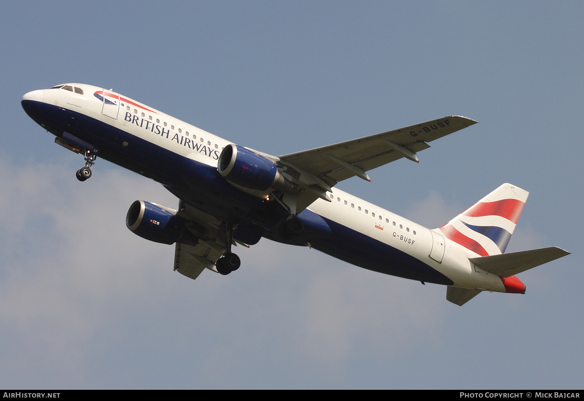 Aircraft Photo of G-BUSF | Airbus A320-111 | British Airways | AirHistory.net #50716